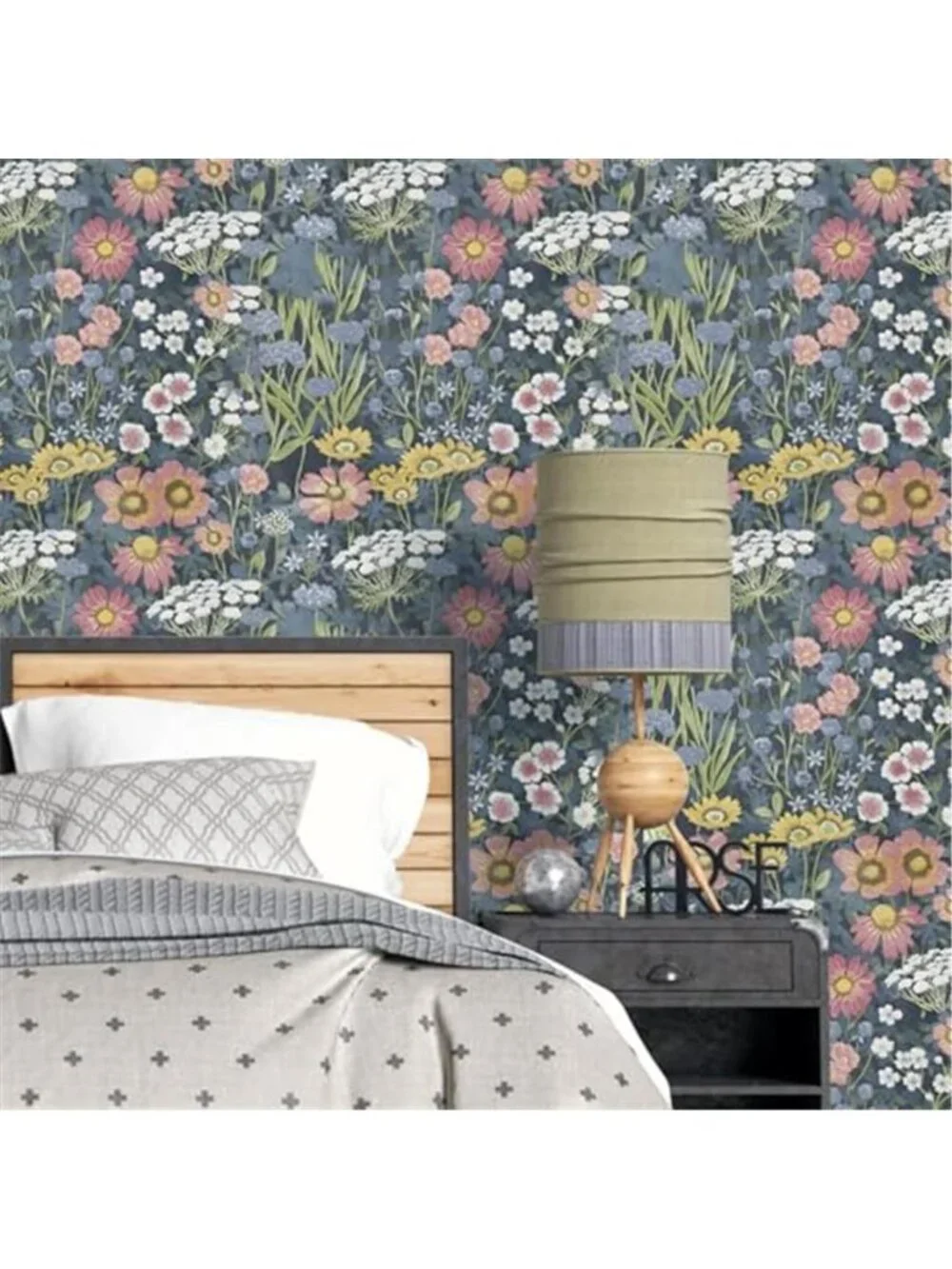 Vintage Daisy Peel Stick Wallpaper Floral Removable Vinyl Contact Paper Decor